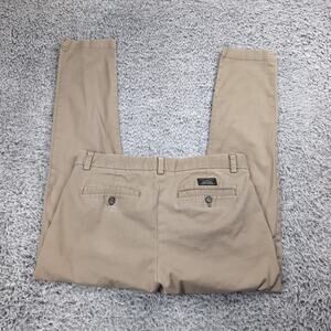 J Crew Pants Mens 34x32 Beige Bowery Slim Flat Front Preppy Straight Classiccore